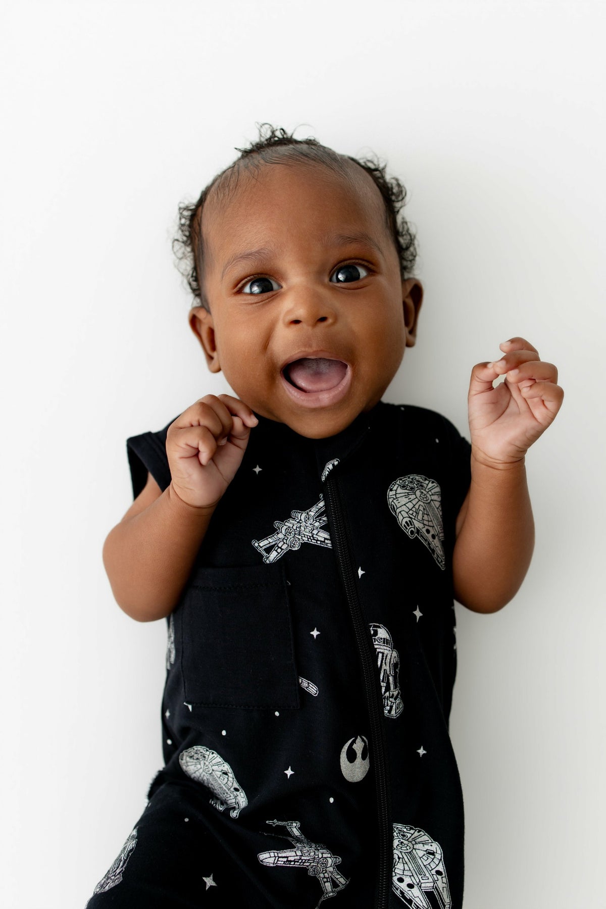 Zippered Sleeveless Romper in STAR WARS™ | Kyte Baby