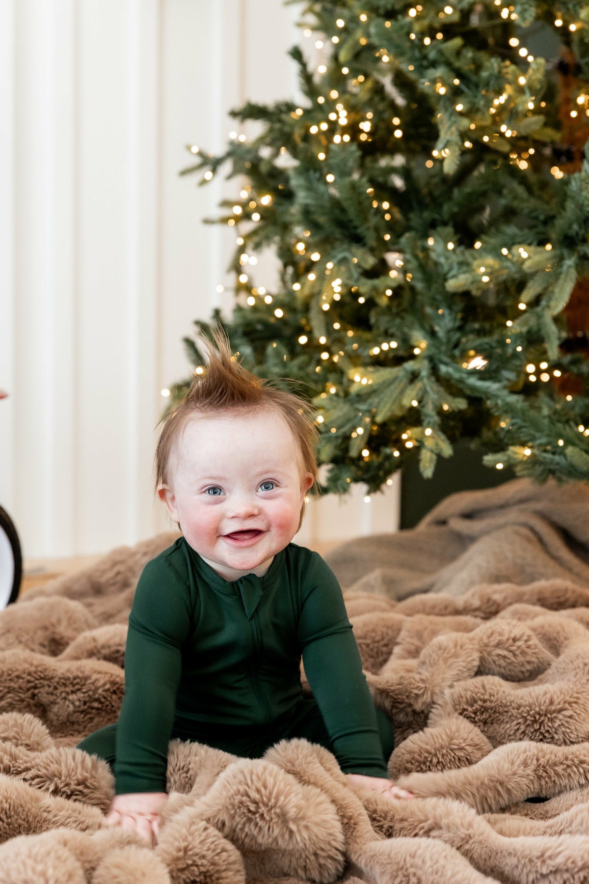 Zippered Romper in Cypress | Kyte Baby