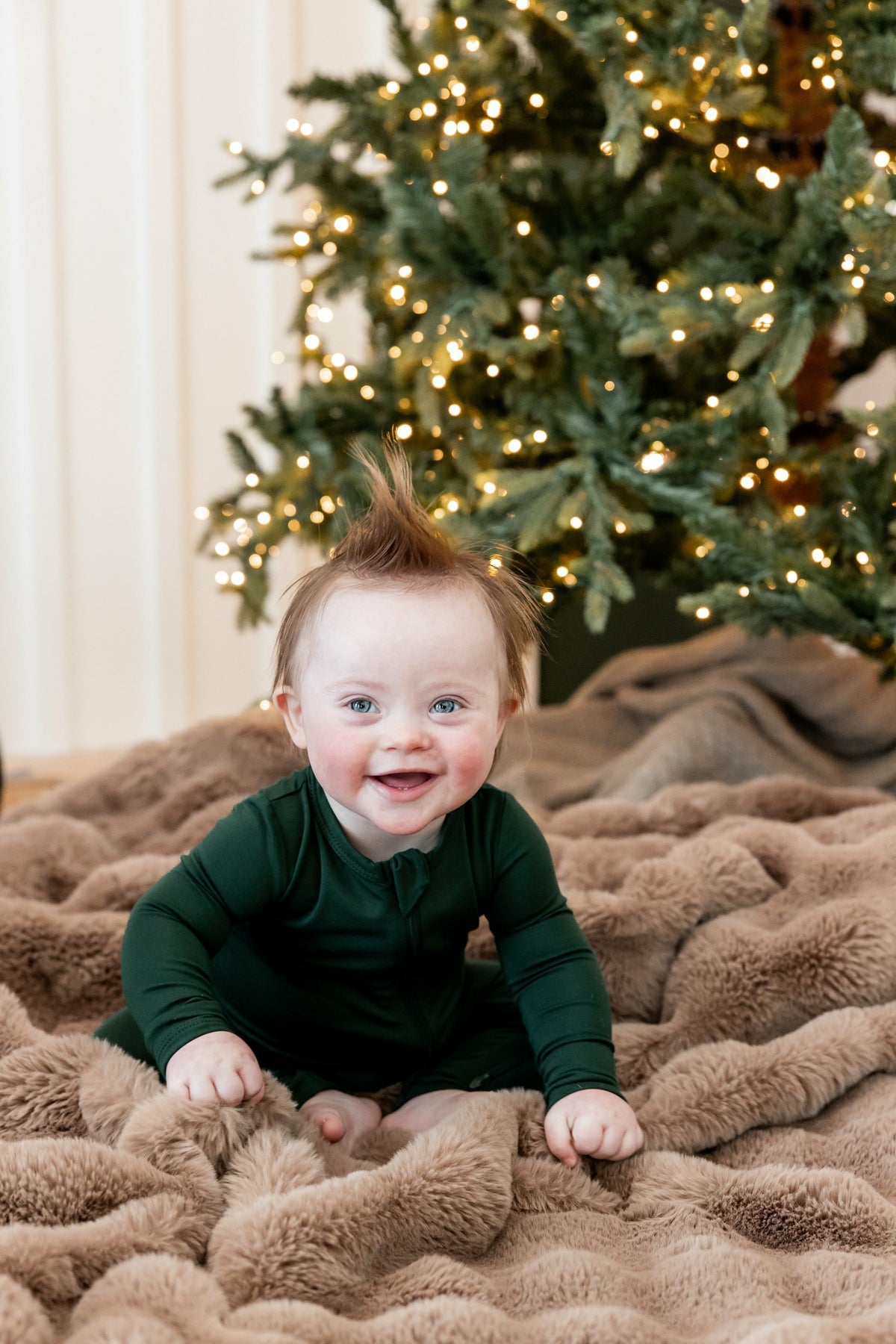 Zippered Romper in Cypress | Kyte Baby