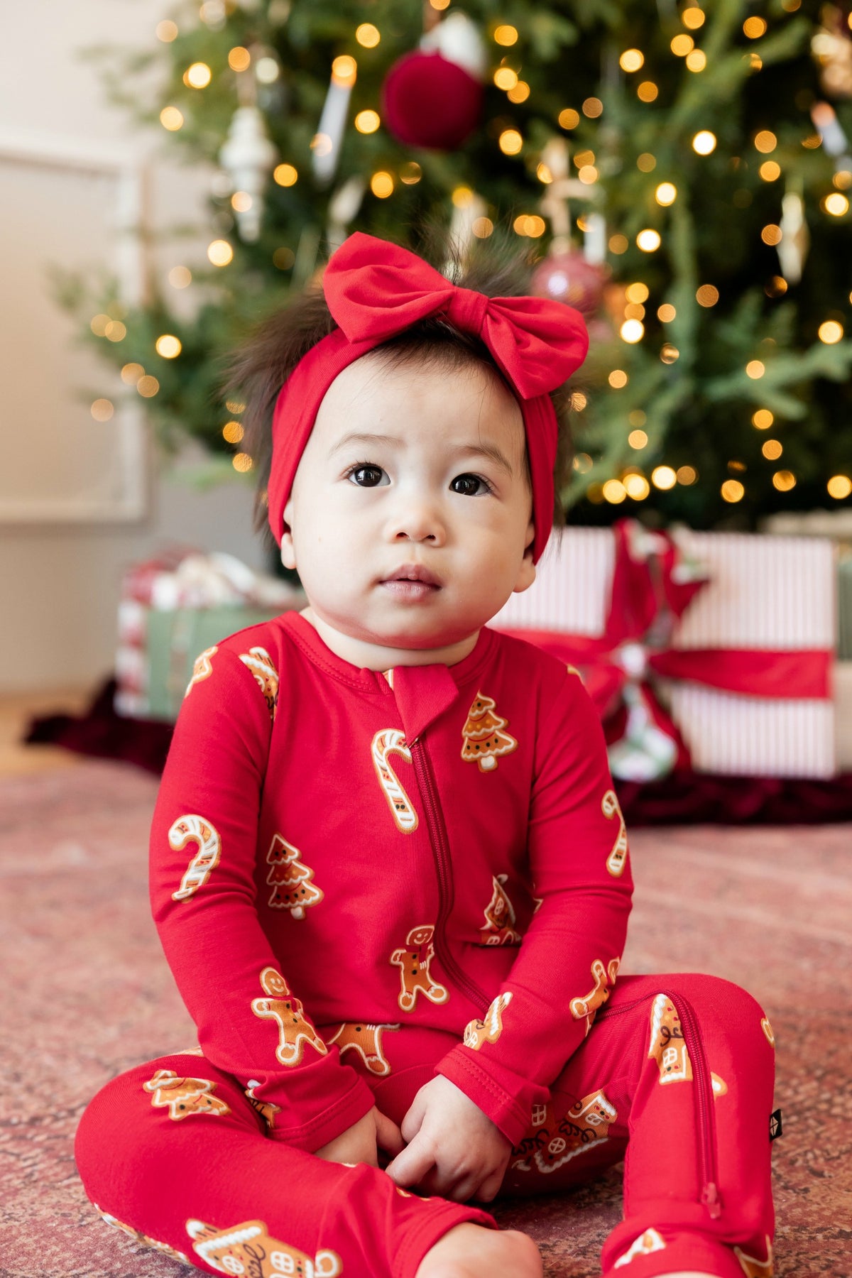 Zippered Romper in Gingerbread | Kyte Baby
