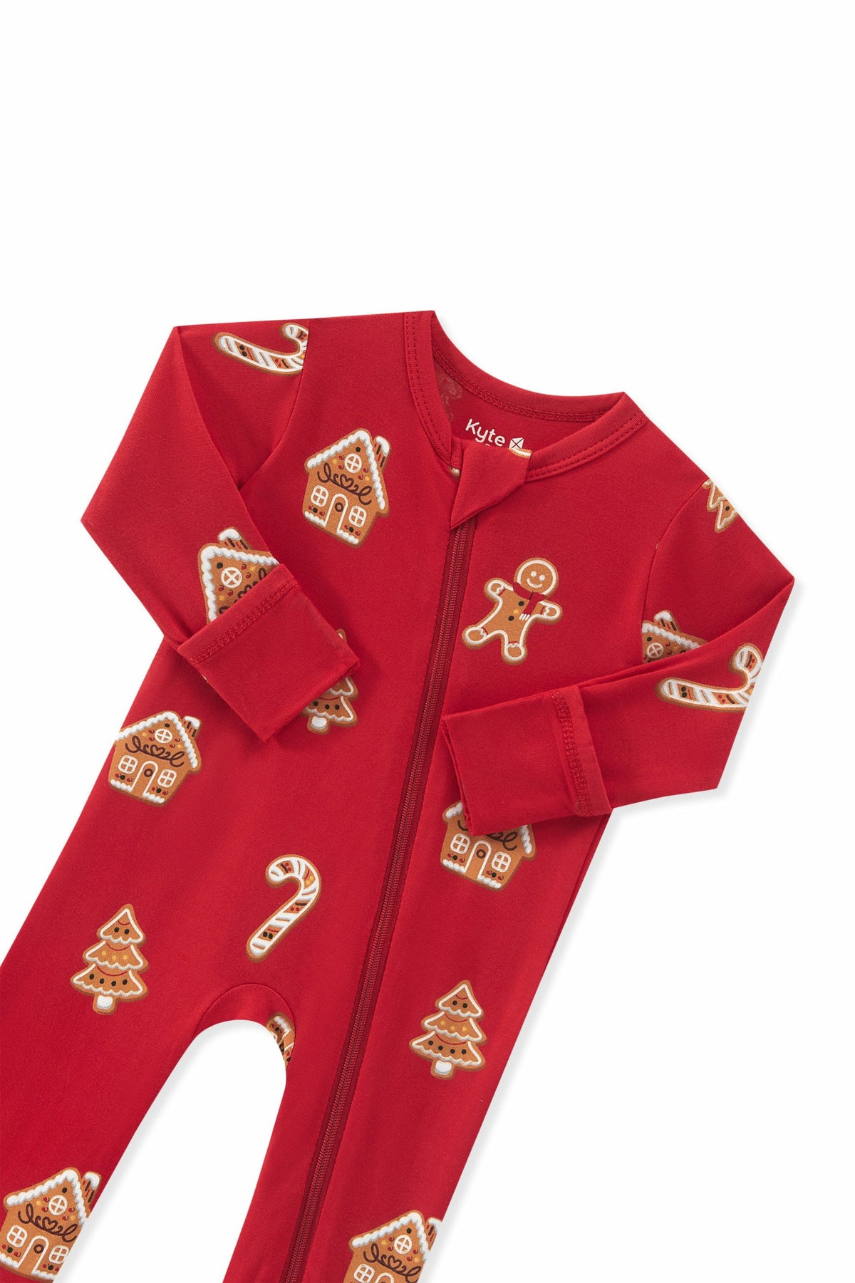 Zippered Romper in Gingerbread | Kyte Baby