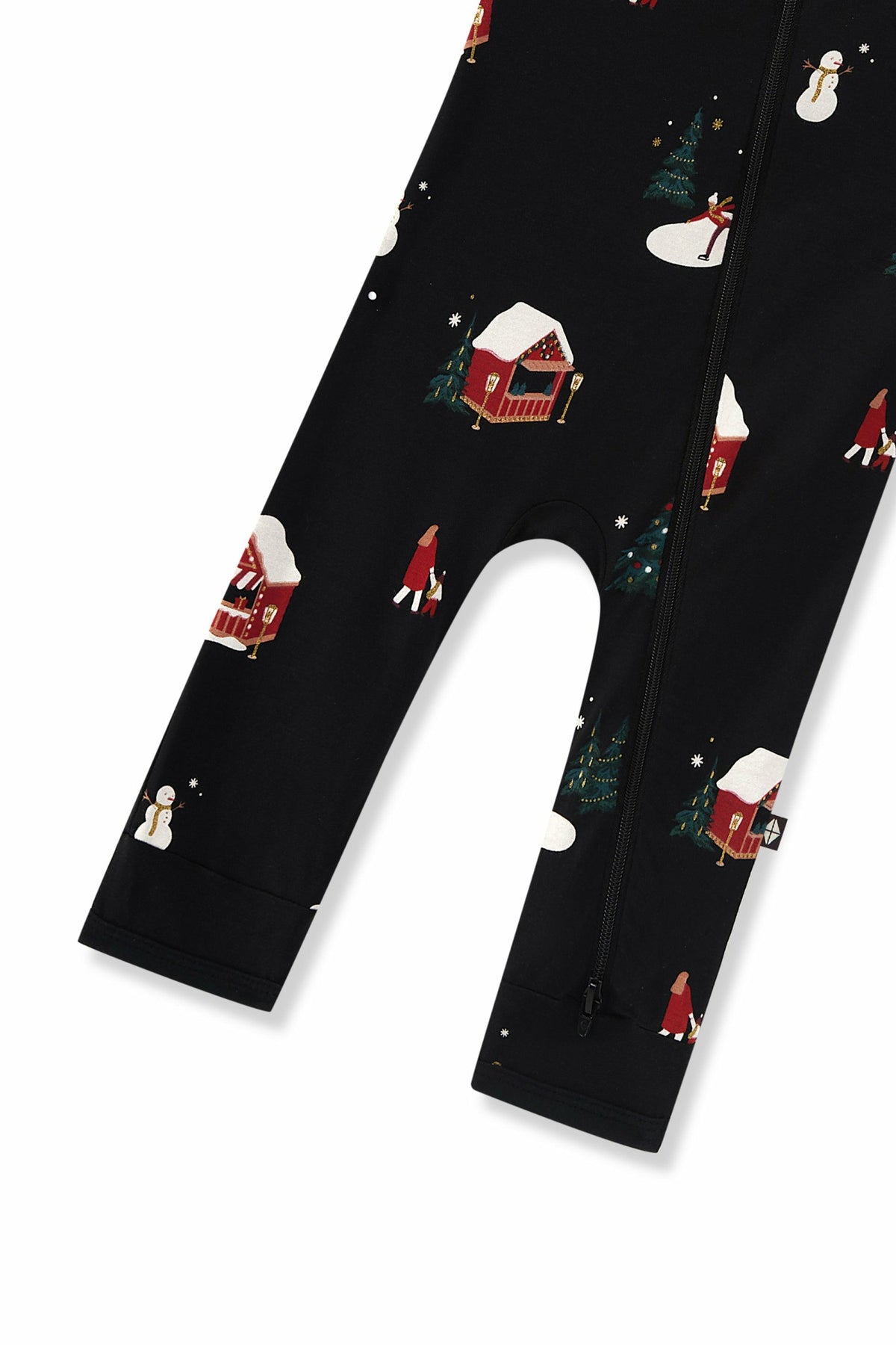 Zippered Romper in Winter Wonderland | Kyte Baby