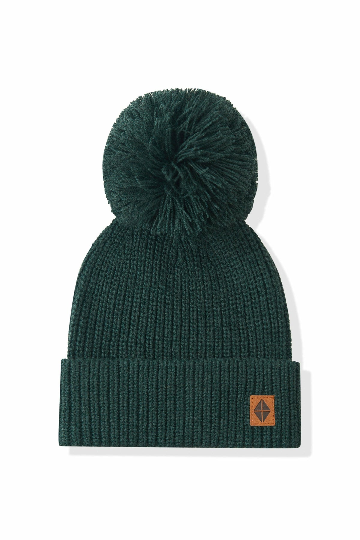 Chunky Knit Pom Beanie in Cypress | Kyte Baby