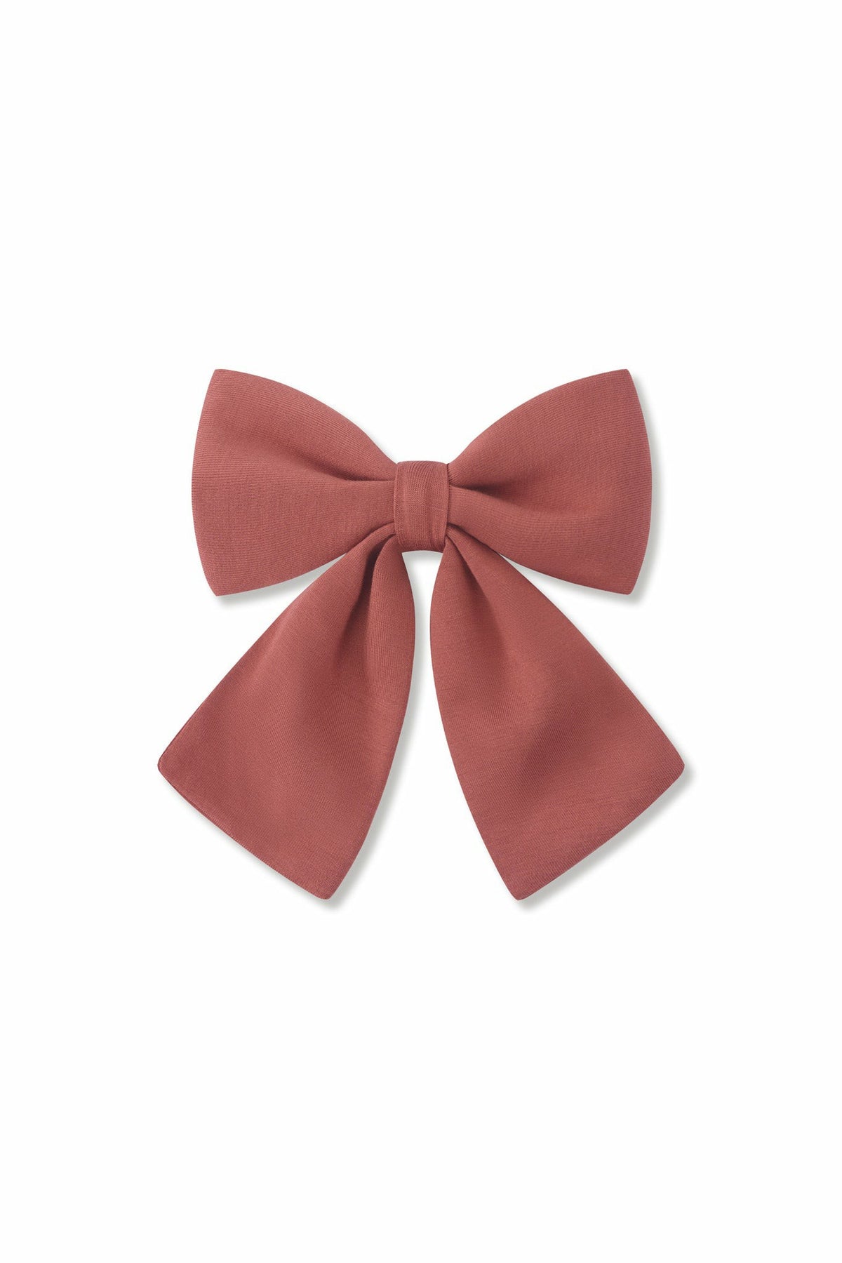 Large Alligator Clip Bow in Ember | Kyte Baby