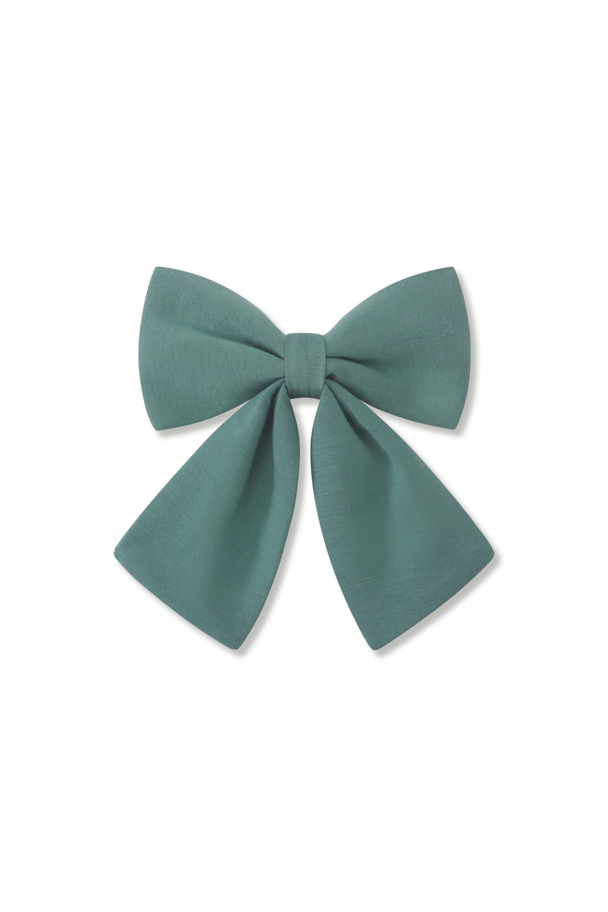 Large Alligator Clip Bow in Pine | Kyte Baby