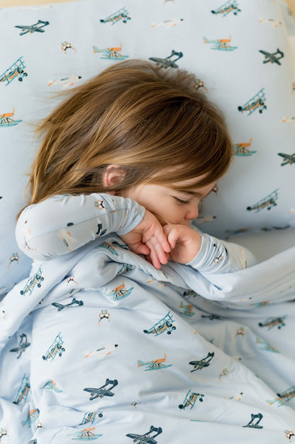 Standard Pillowcase in Take Off | Kyte Baby