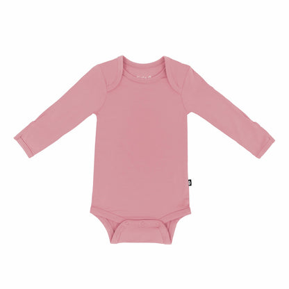 Long Sleeve Bodysuit in Apple Blossom | Kyte Baby