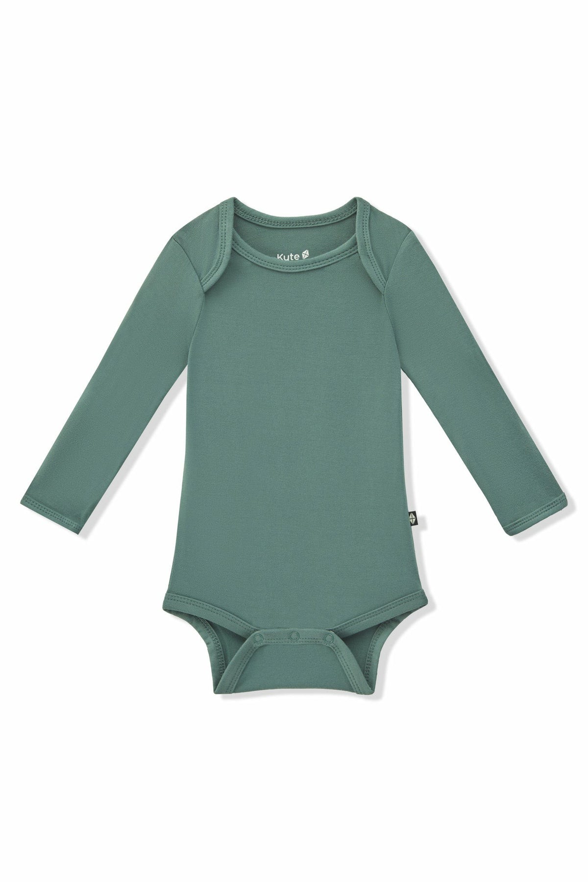 Long Sleeve Bodysuit in Pine | Kyte Baby
