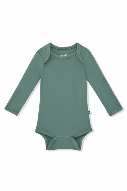 Long Sleeve Bodysuit in Pine | Kyte Baby