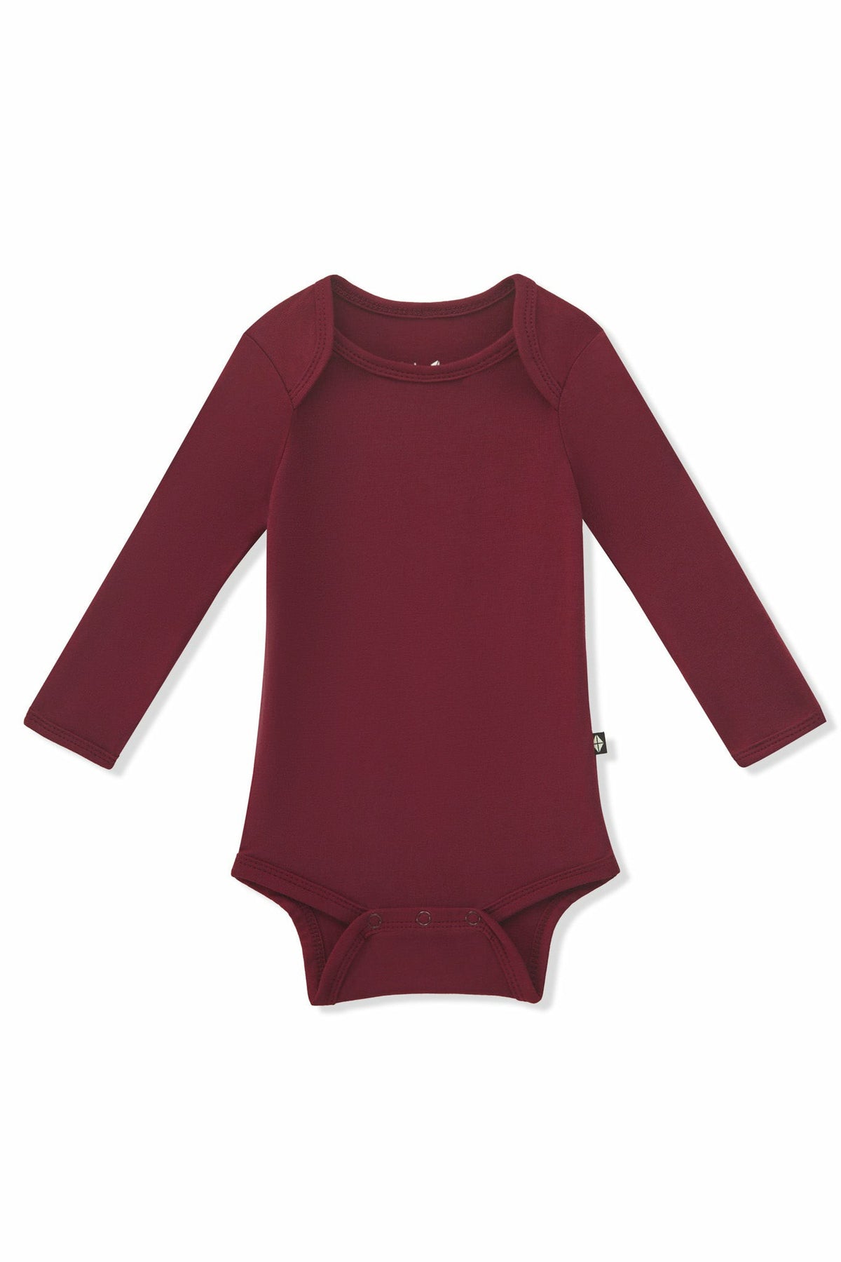 Long Sleeve Bodysuit in Burgundy | Kyte Baby