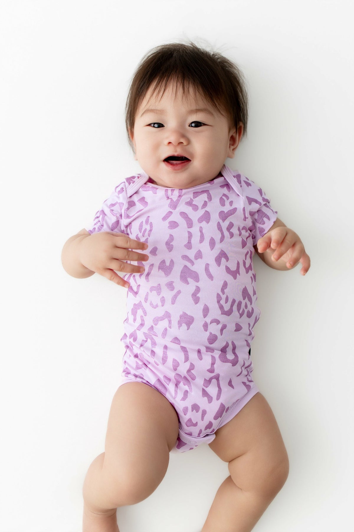 Bodysuit in Thistle Leopard | Kyte Baby
