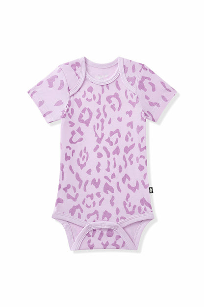 Bodysuit in Thistle Leopard | Kyte Baby