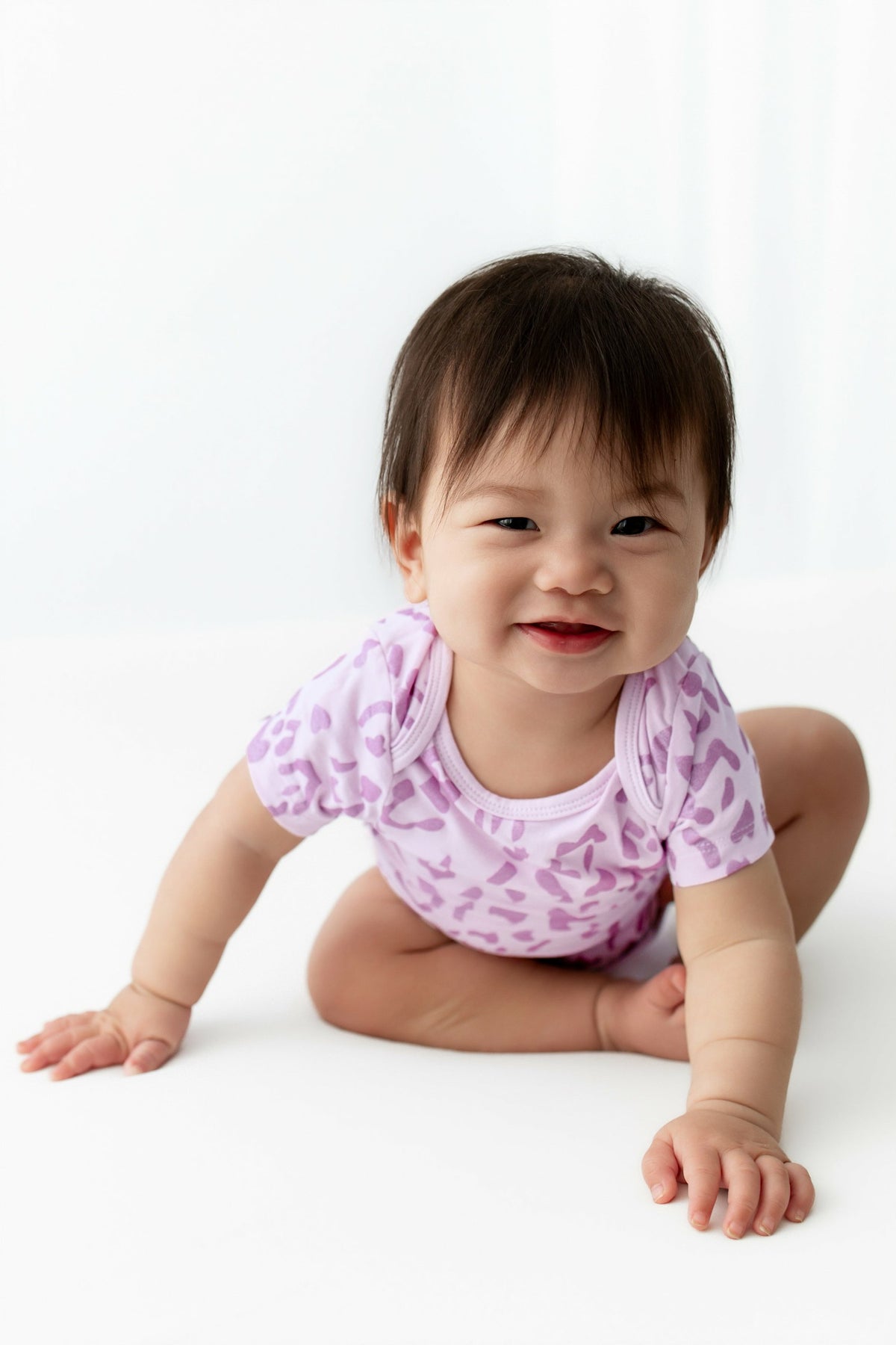 Bodysuit in Thistle Leopard | Kyte Baby