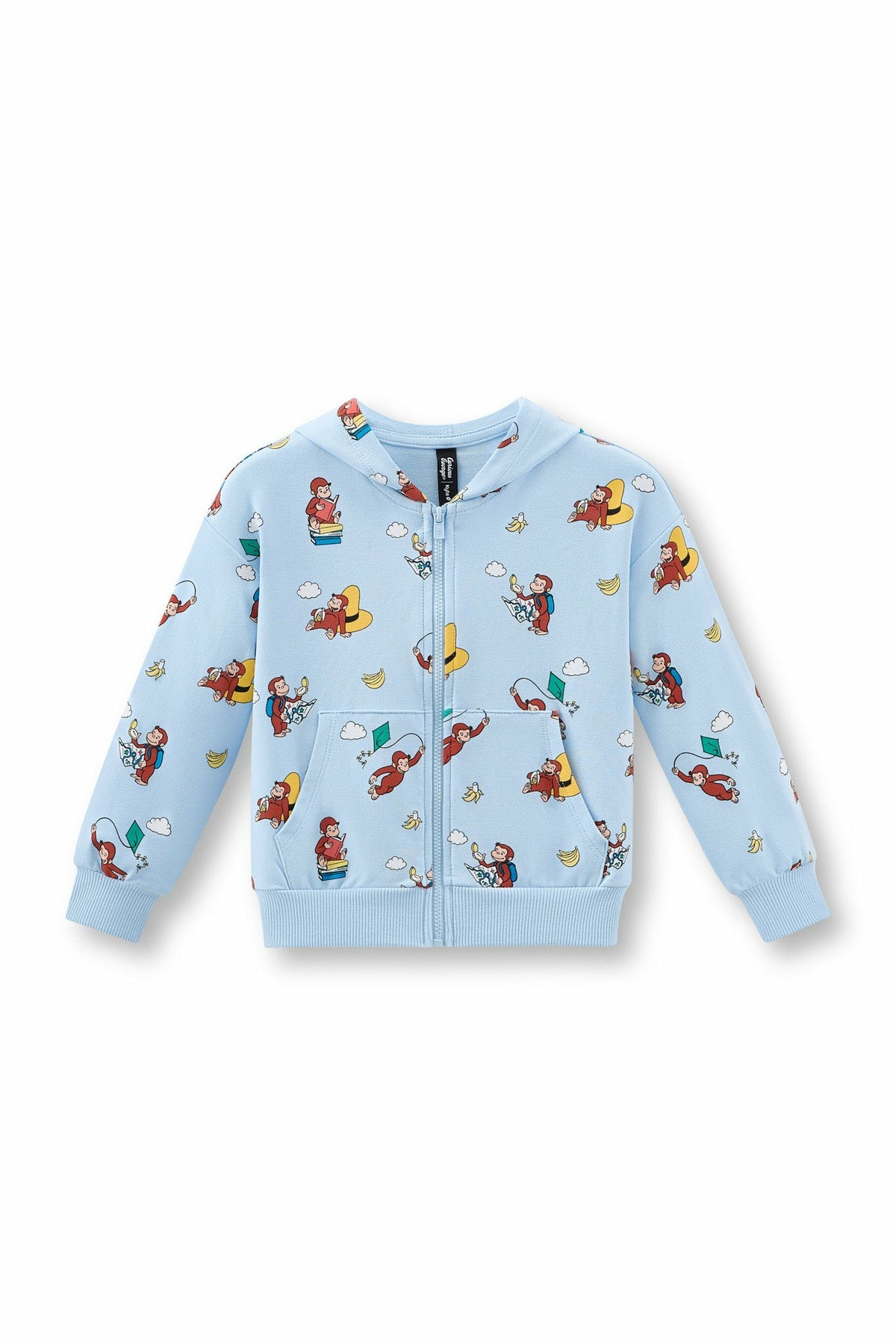 Zip-Up Hoodie in Curious George | Kyte Baby