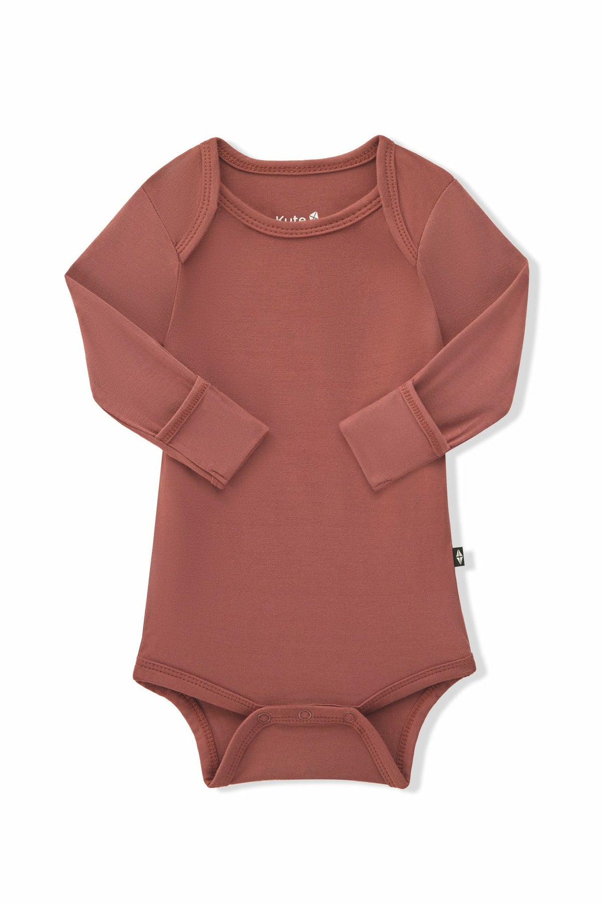 Long Sleeve Bodysuit in Ember | Kyte Baby