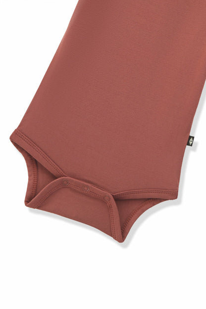 Long Sleeve Bodysuit in Ember | Kyte Baby