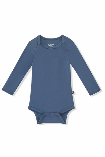 Long Sleeve Bodysuit in Oxford | Kyte Baby