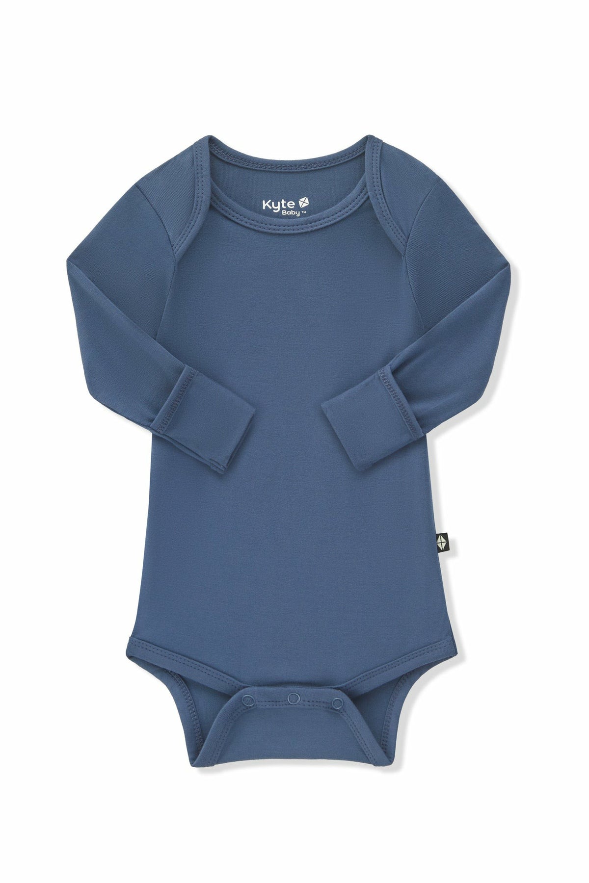 Long Sleeve Bodysuit in Oxford | Kyte Baby