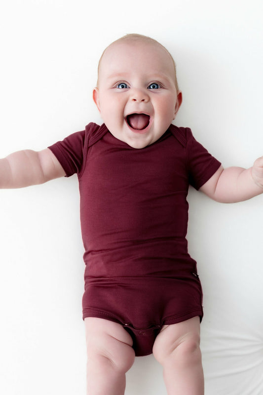 Bodysuit in Burgundy | Kyte Baby