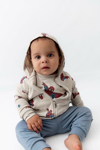 Zip-Up Hoodie in Spider-Man | Kyte Baby