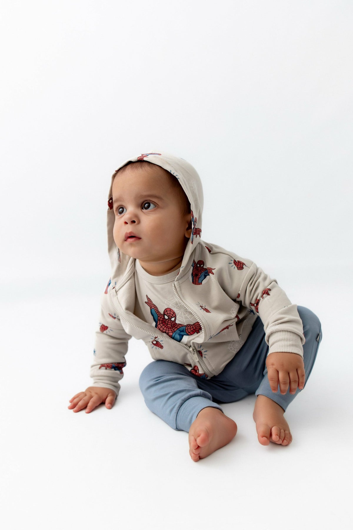 Zip-Up Hoodie in Spider-Man | Kyte Baby