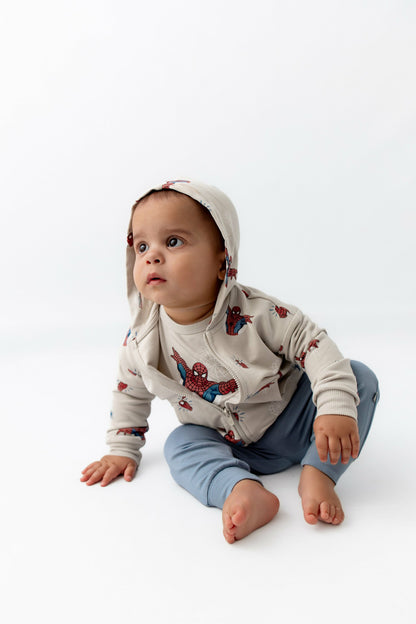 Zip-Up Hoodie in Spider-Man | Kyte Baby
