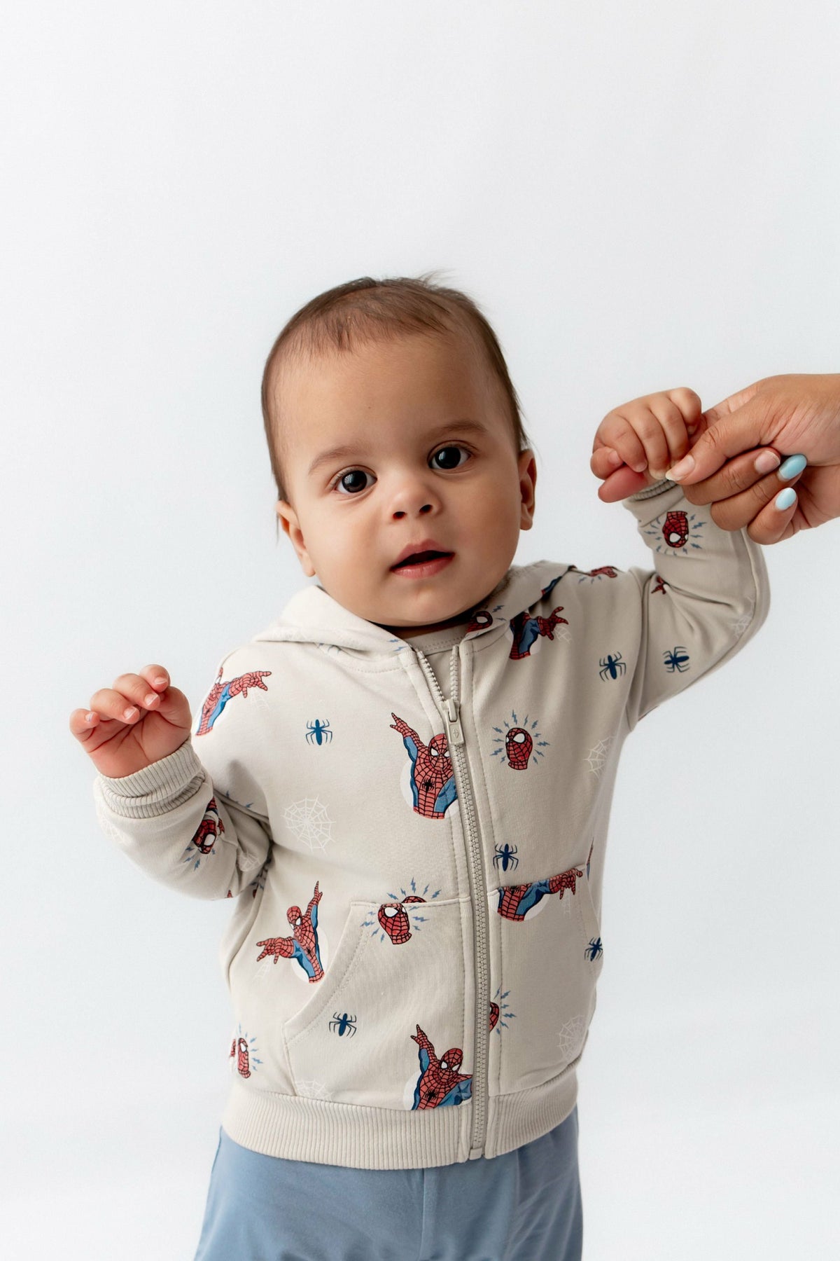 Zip-Up Hoodie in Spider-Man | Kyte Baby