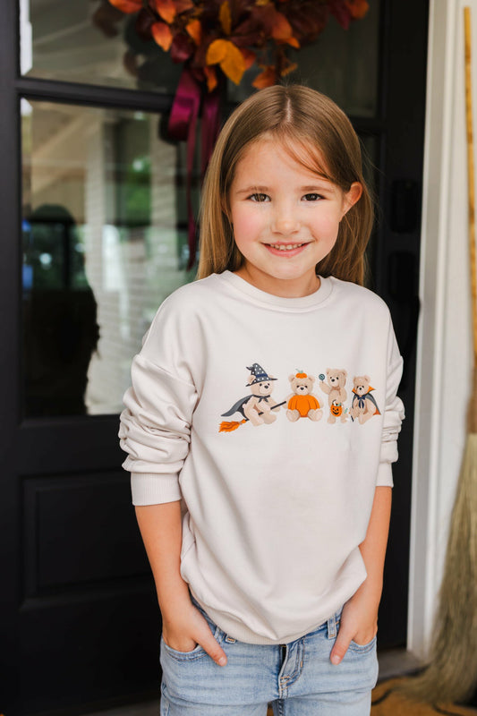 Sweatshirt in Halloween Teddy | Kyte Baby