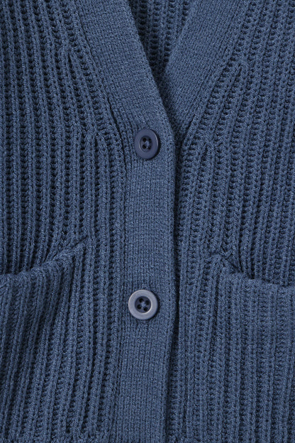 Chunky Knit Oversized Cardigan in Oxford | Kyte Baby