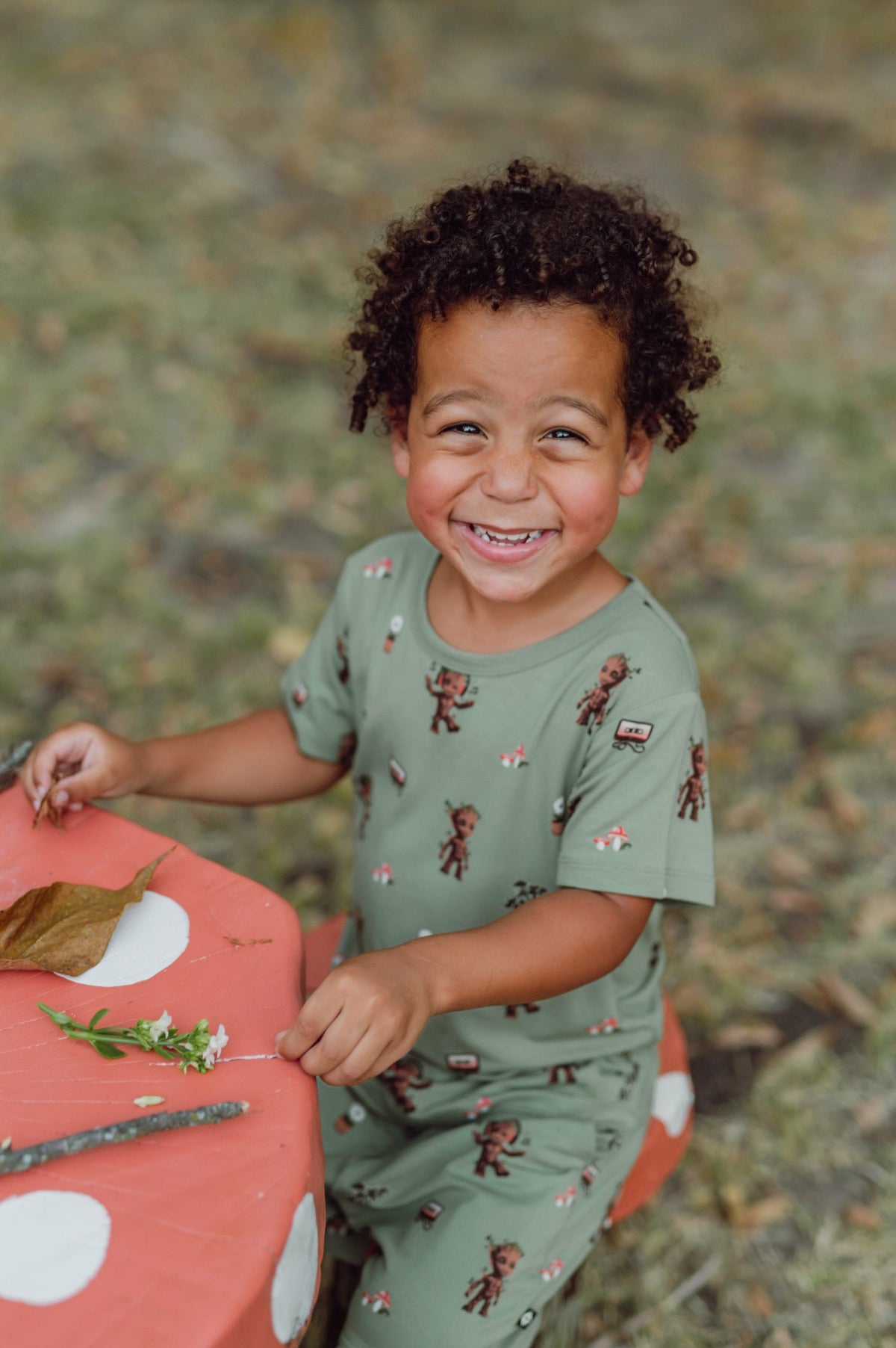 Toddler Basic Tee in Groot | Kyte Baby