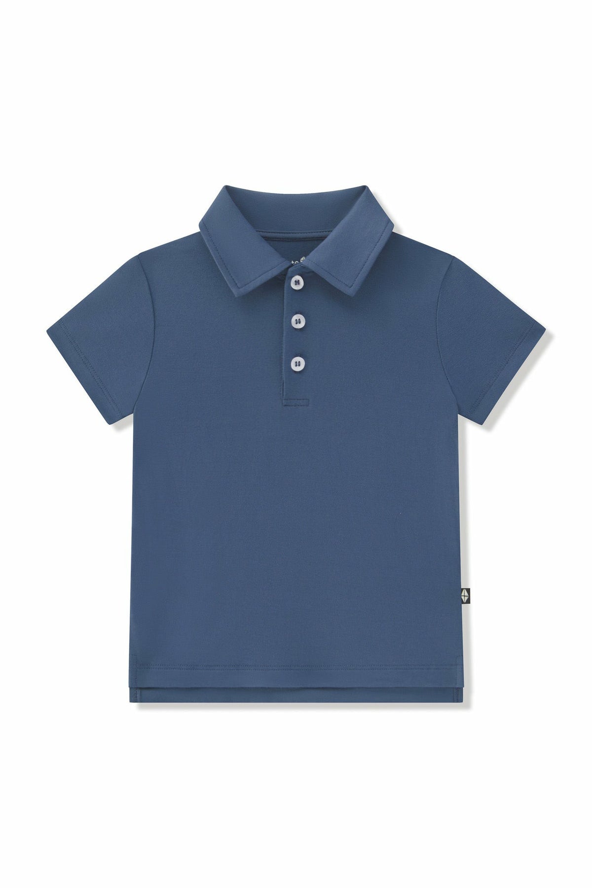 Toddler Short Sleeve Polo in Oxford | Kyte Baby
