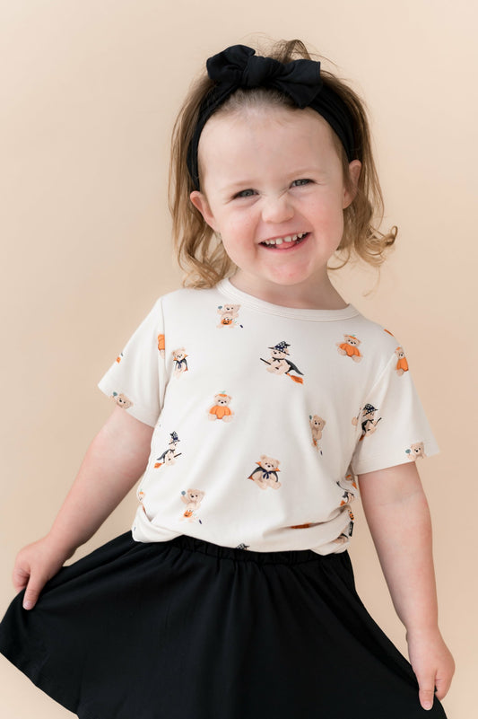 Toddler Basic Tee in Halloween Teddy | Kyte Baby