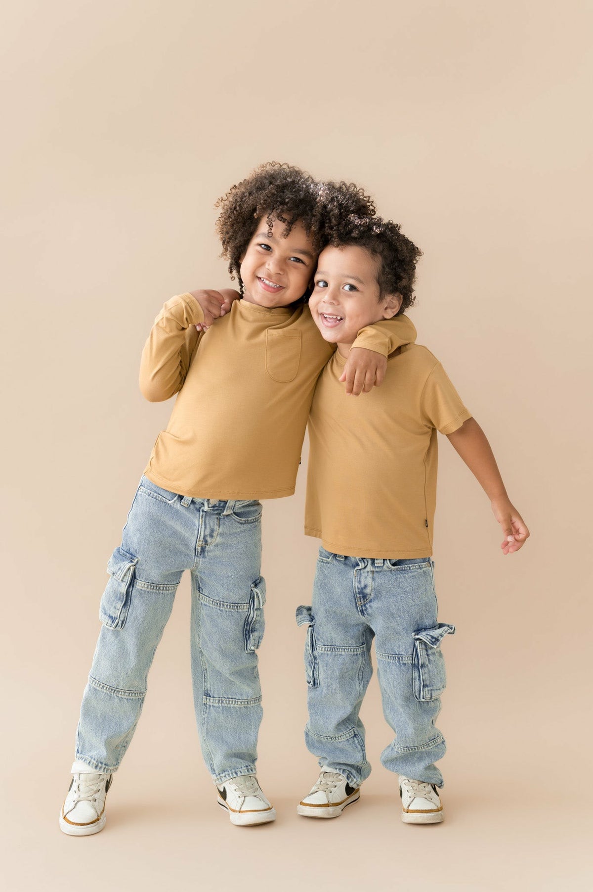 Toddler Basic Tee in Ochre | Kyte Baby