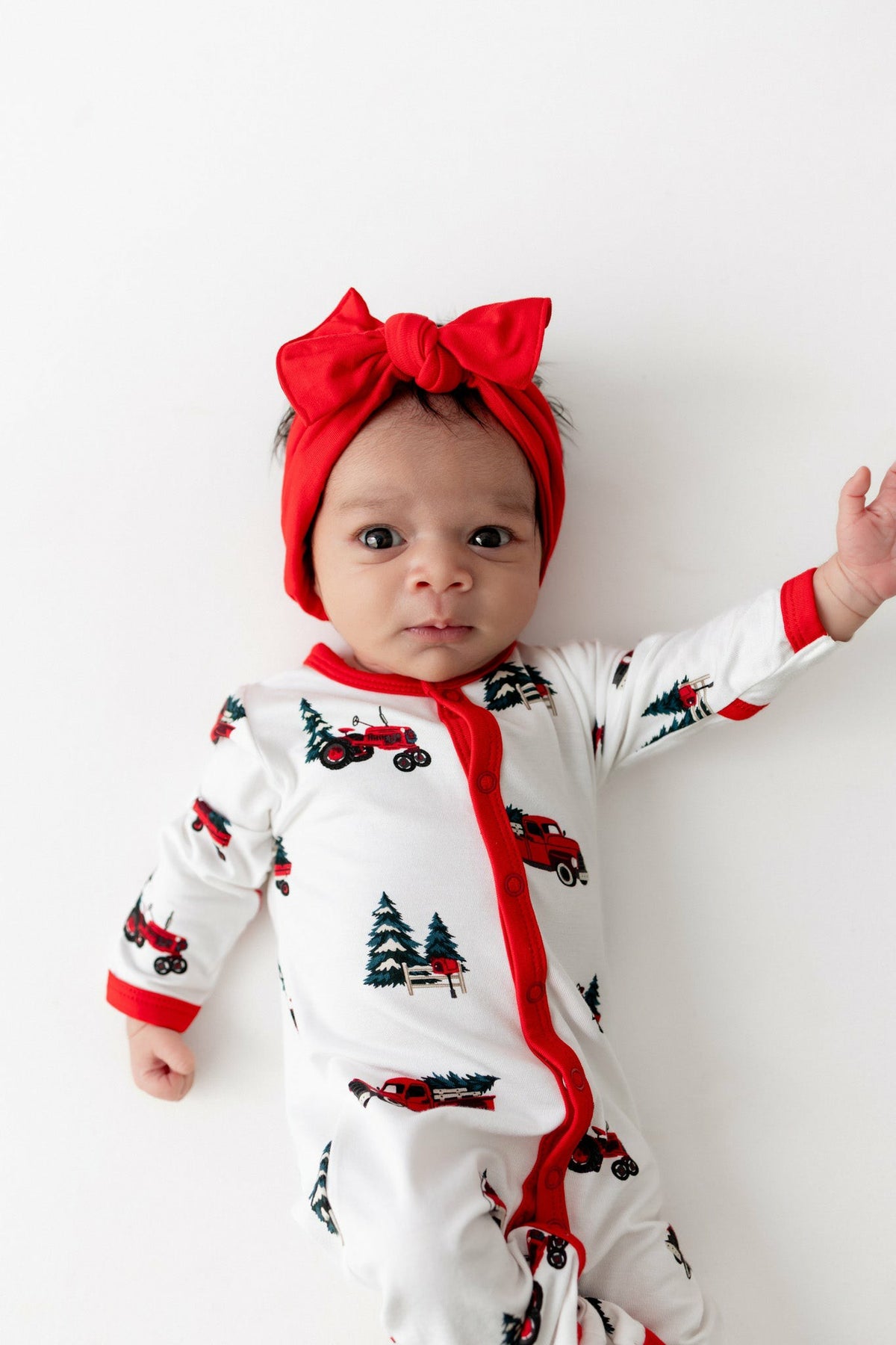 Romper in Holiday Tree Farm | Kyte Baby