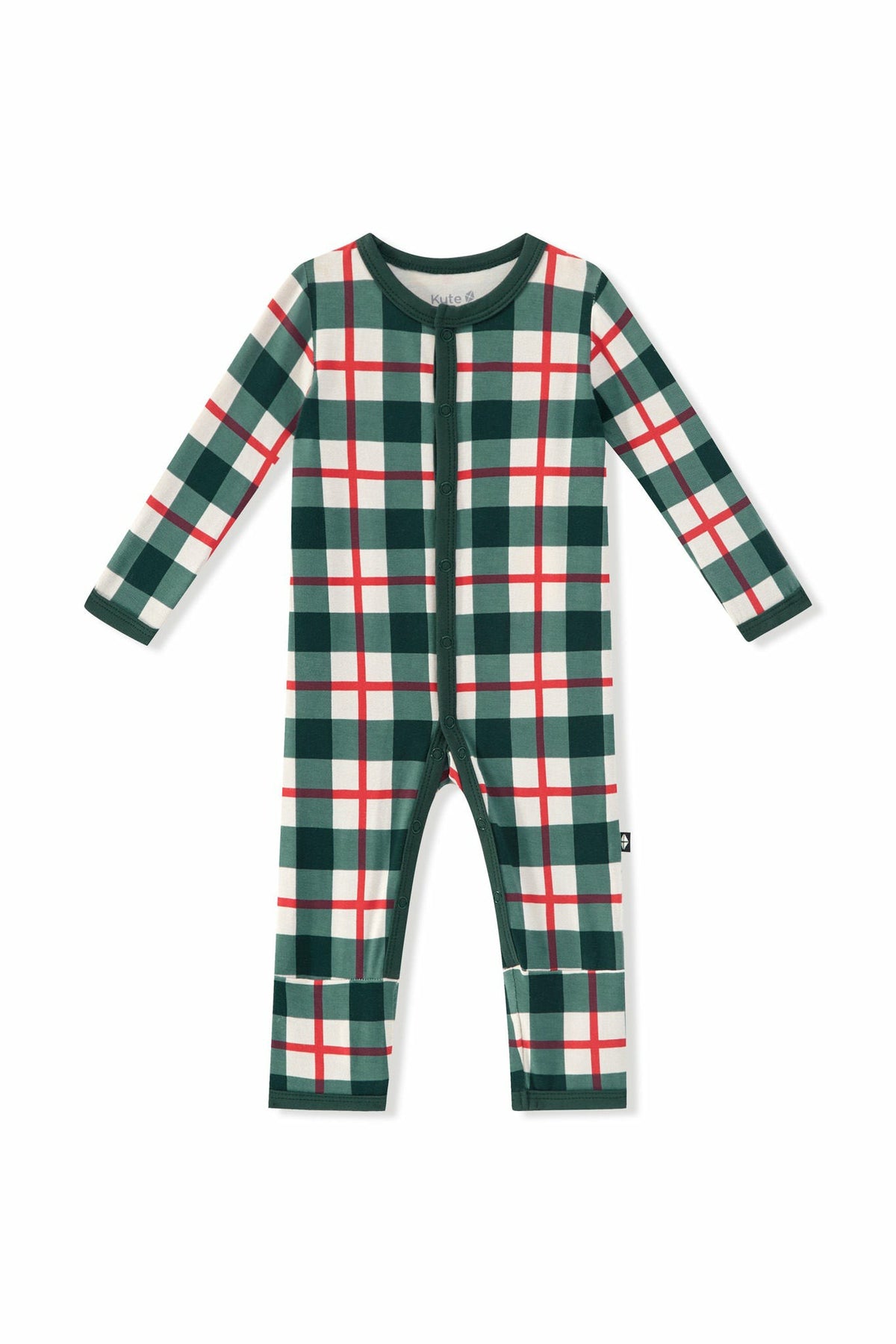 Romper in Holiday Plaid | Kyte Baby