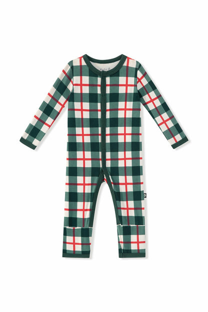 Romper in Holiday Plaid | Kyte Baby