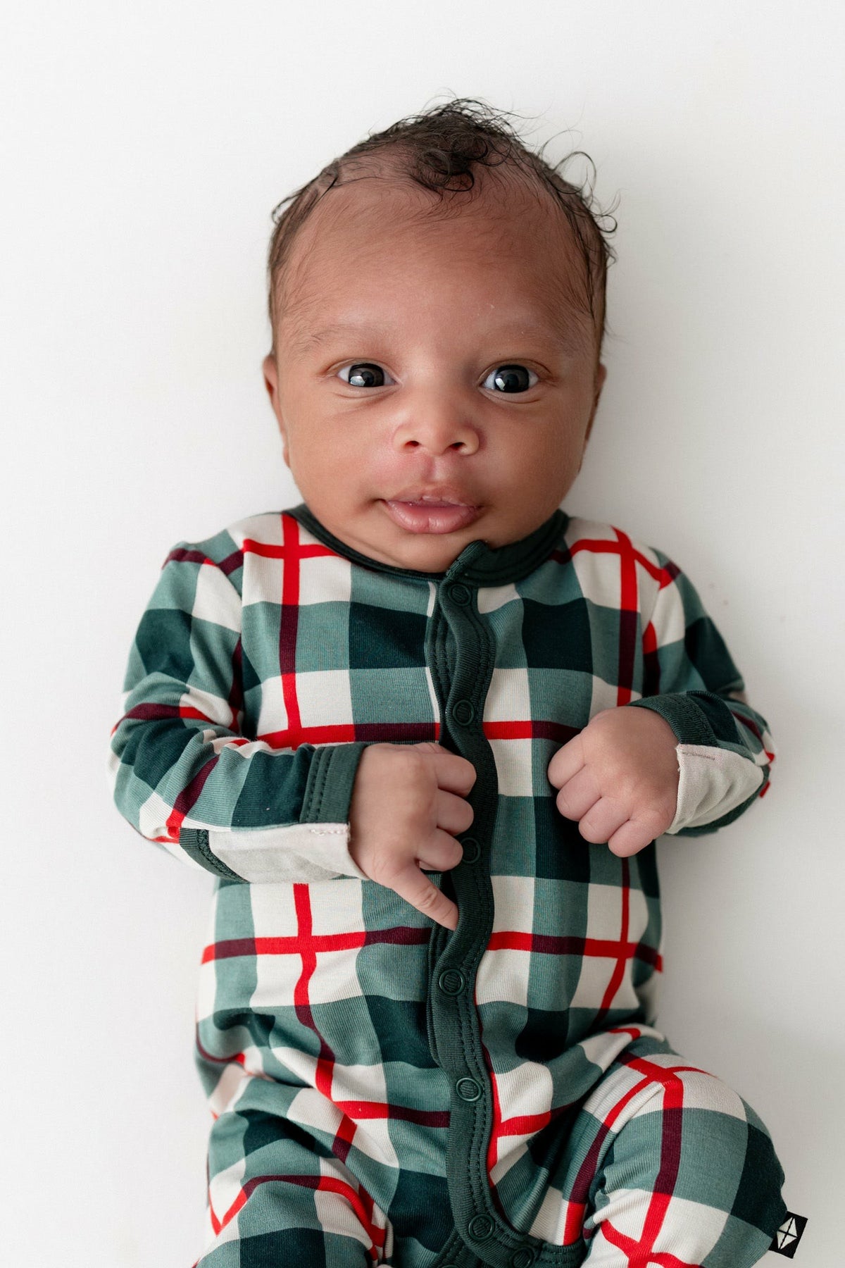 Romper in Holiday Plaid | Kyte Baby